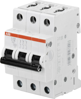 фото Abb s203m автоматический выключатель 3p 16а (с) 10ka