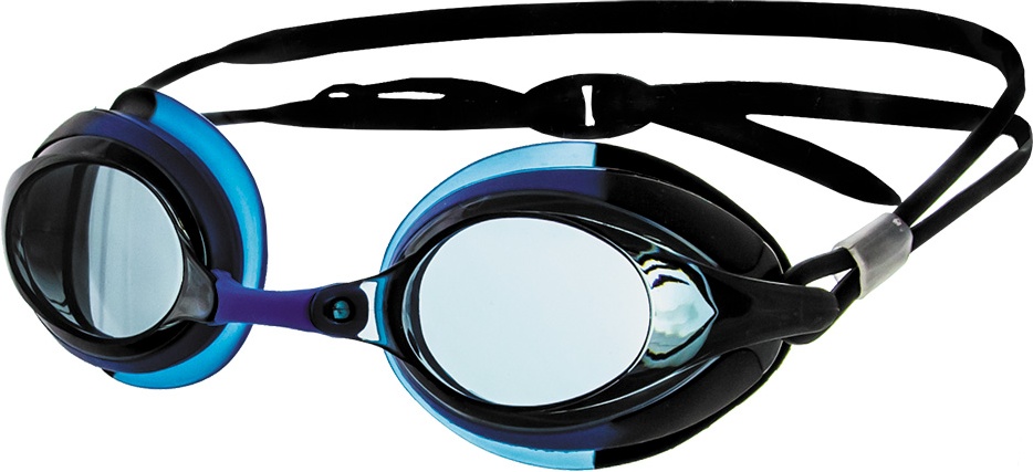 Очки для плавания Atemi N302 голубые/черные
