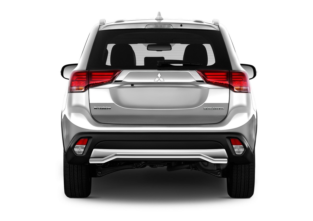 

Защита заднего бампера d42 волна Rival Mitsubishi Outlander III рестайл. 2018-, R.4015.003, волна