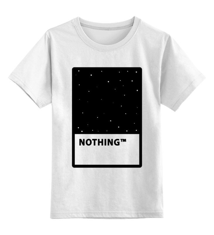 

Детская футболка Printio Nothing цв.белый р.128, 0000002646520