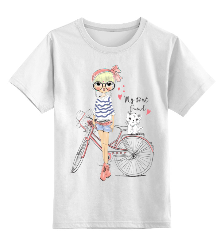 

Детская футболка Printio My friend цв.белый р.128, 0000002660062