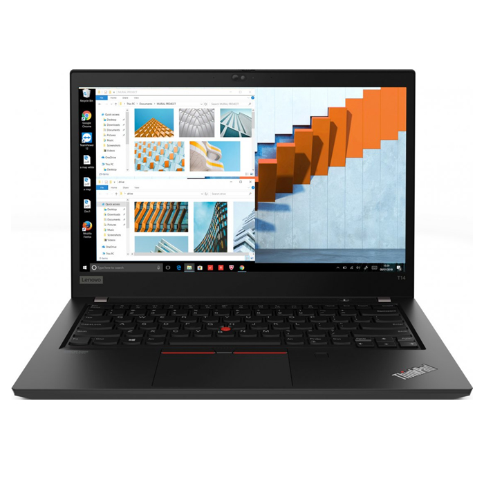 фото Ноутбук lenovo thinkpad t14 gen 1 black (20s00005rt)