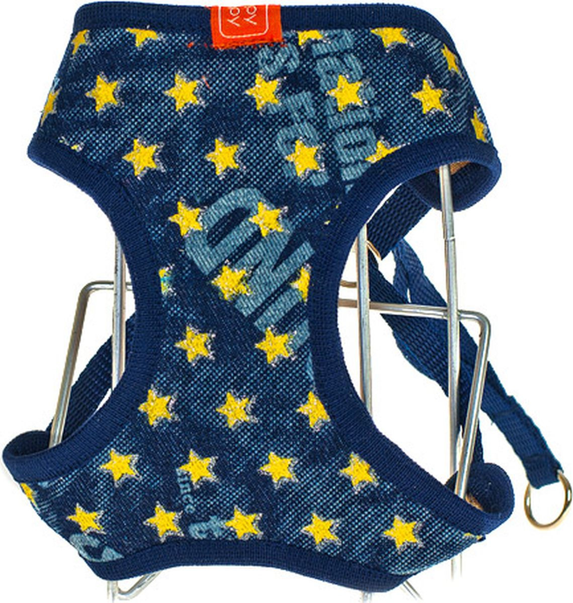

Шлейка для собак Happy Puppy Star, синяя, размер XL (4), Star