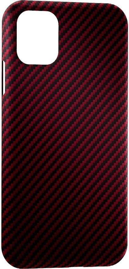 Чехол Annet Mancini для iPhone 12/12 Pro Сarbon Red (AM-12PRO-K-RD)
