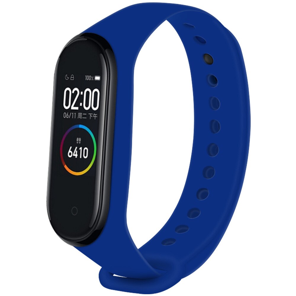 

Сменный ремешок Nuobi Original для Xiaomi Mi Band 3 и Mi Band 4 (Синий)