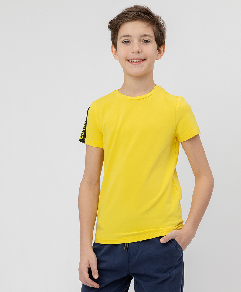 

Комплект из 2 футболок для мальчиков Button Blue, цв. желтый, р.110, 120BBBF12042719