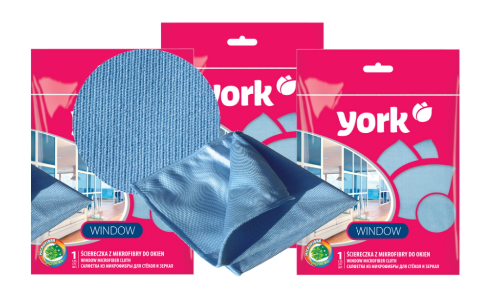 фото York салфетка из микрофибры york для окон (набор из 3 штук)