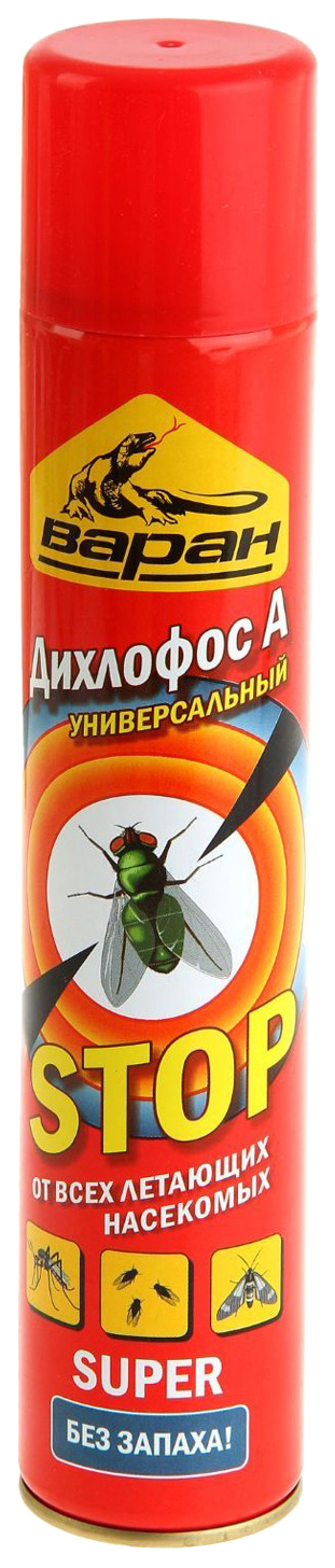 

Аэрозоль от насекомых Варан Дихлофос 4600171454983 400 мл, Дихлофос
