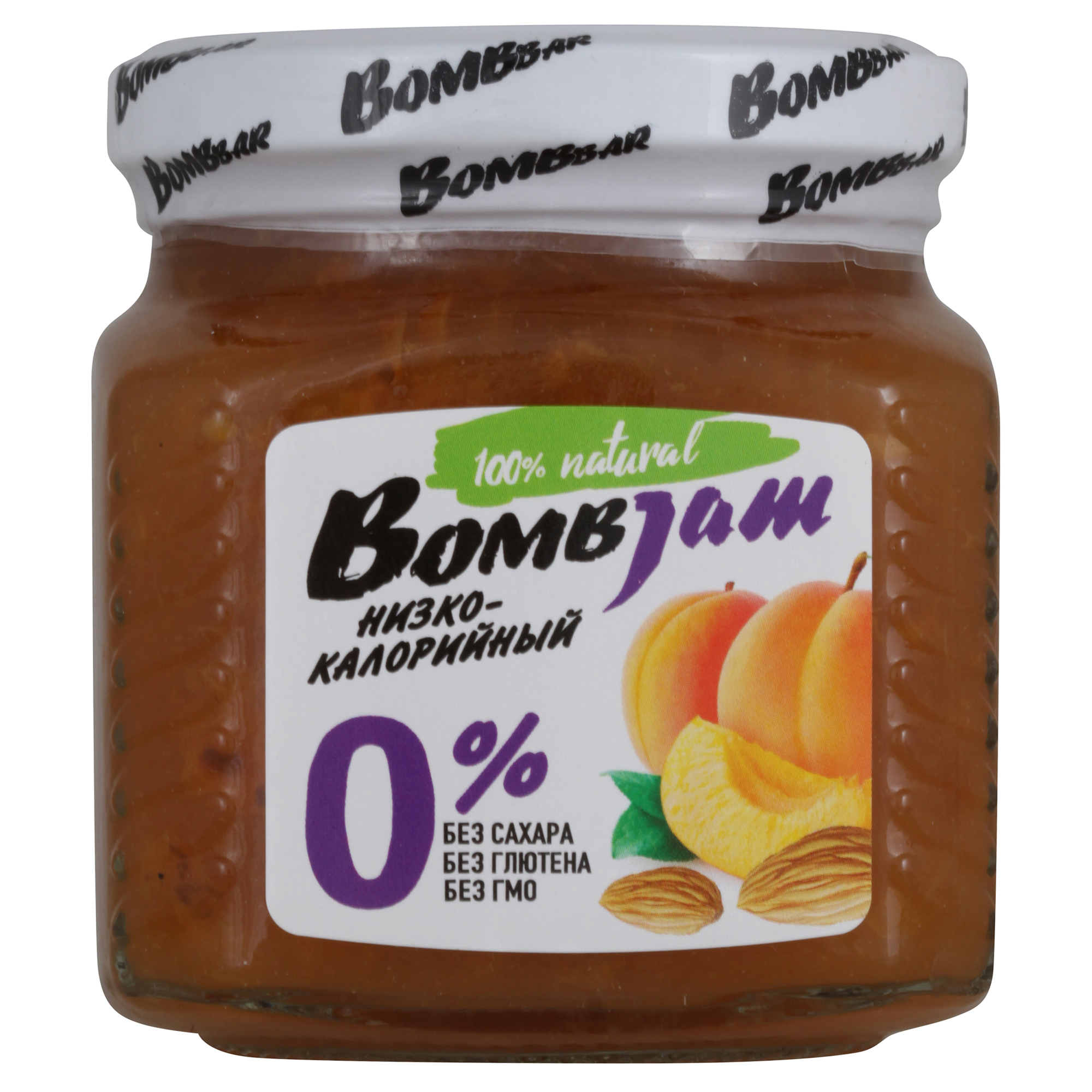 фото Джем bombbar bombjam 250 г almonds/apricots