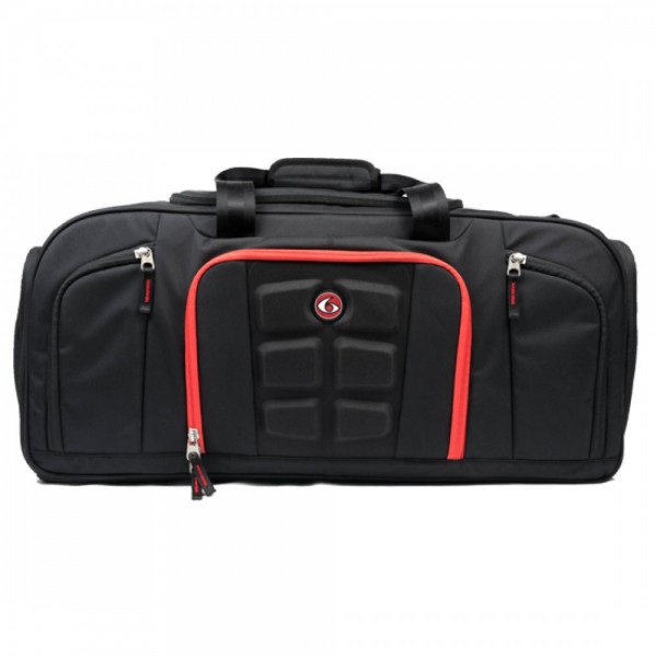 фото Спортивная сумка six pack fitness beast duffle black/red