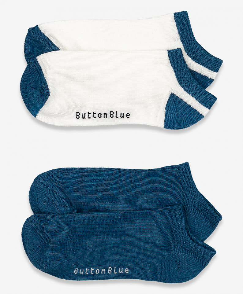 

Носки детские 2 пары Button Blue, цв. белый; синий р.14, 120BBBU85020259