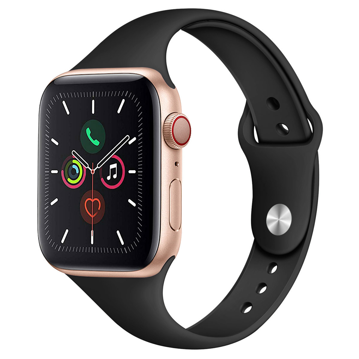 

Сменный ремешок Nuobi Original Slim для Apple Watch 42/44mm Black, NBRAW42-ORS