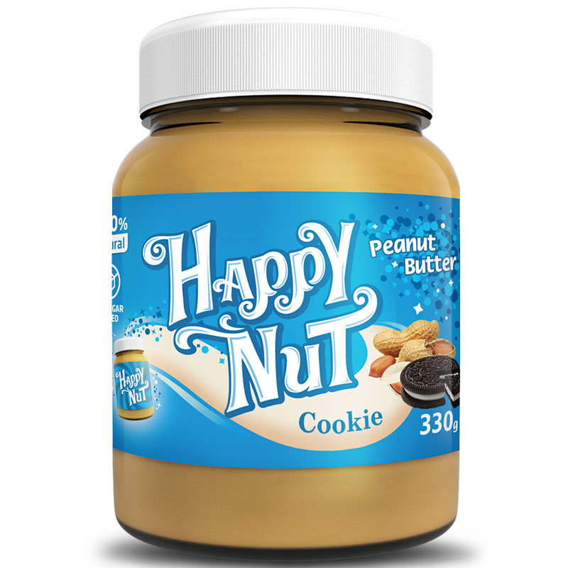 фото Арахисовая паста happy nut с печеньем oreo 330 г happy life