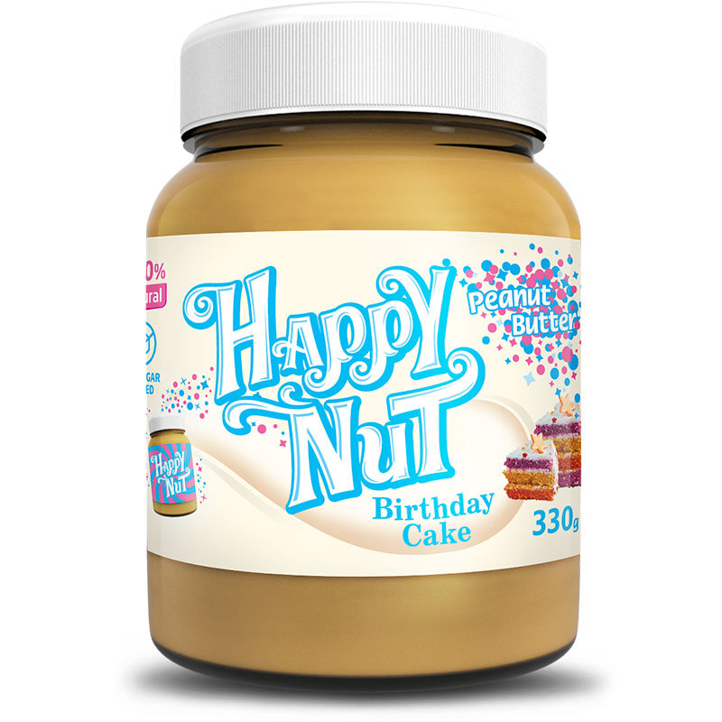 

Арахисовая паста HAPPY NUT "Праздничный торт" 330 г