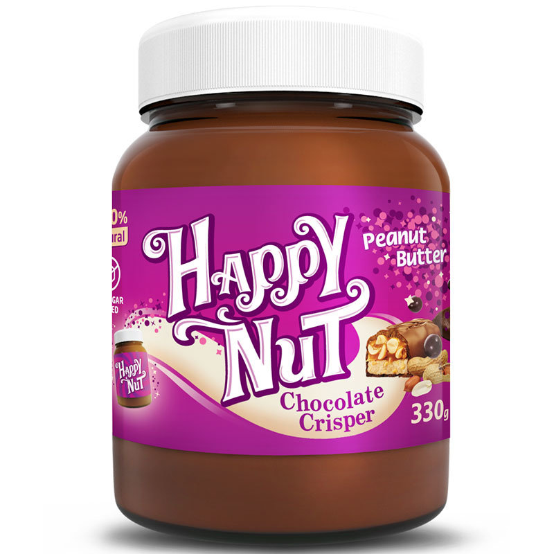 

Арахисовая паста HAPPY NUT шоколадная с кусочками 330 г