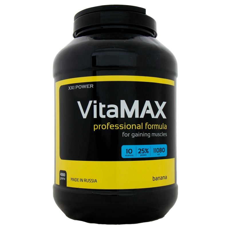

Гейнер XXI Power VitaMAX, 4000 г, banana, VitaMAX
