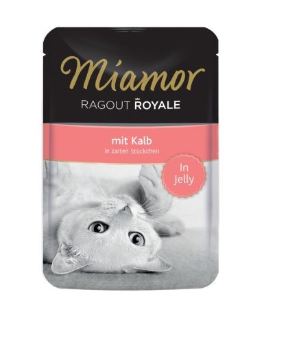 фото Влажный корм для кошек miamor ragout royal, с телятиной в желе, 100г