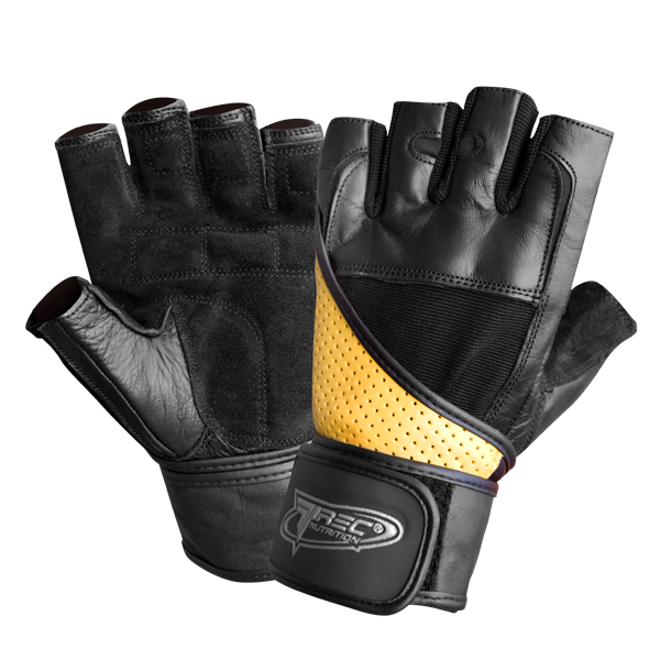 

Перчатки для фитнеса Trec Wear Super Strong, black/yellow, S, Super Strong