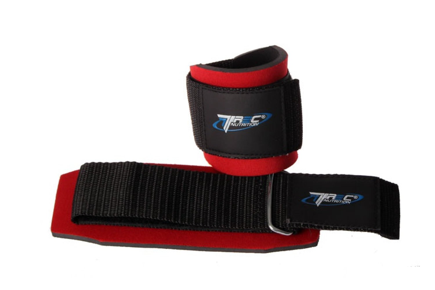 фото Фиксатор trec wear wrist wraps wide черный/красный 30 см