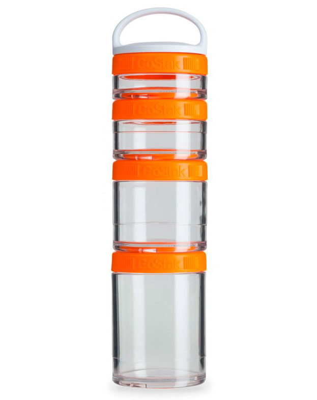 

Blenderbottle Контейнер BlenderBottle 4 в 1 GoStak Starter, 1 шт, цвет: оранжевый