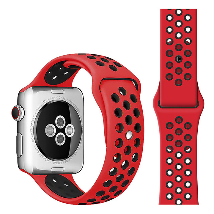 

Сменный ремешок Nuobi Sport ver.1 для Apple Watch 38/40mm Red/Black
