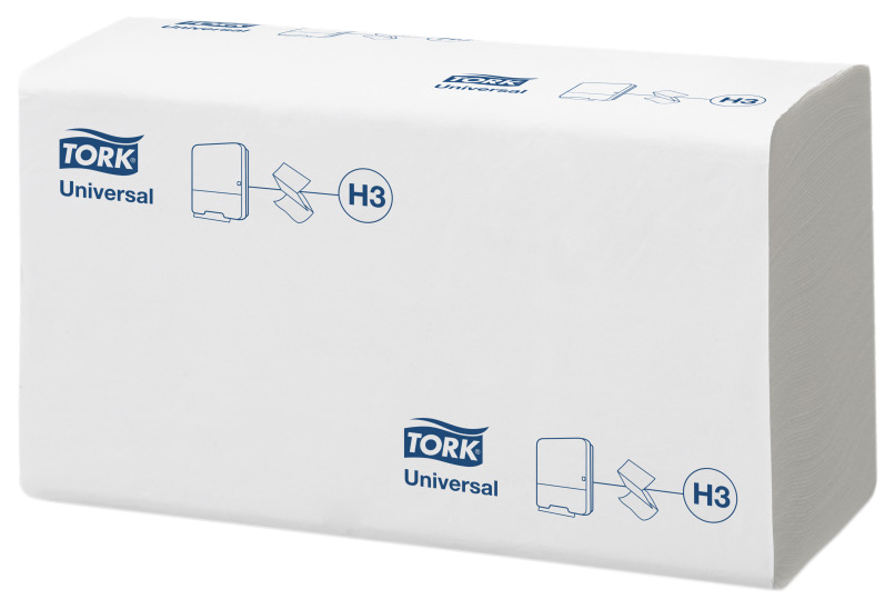 фото Полотенца бумажные tork для держателя h3 universal однослойные 250 шт