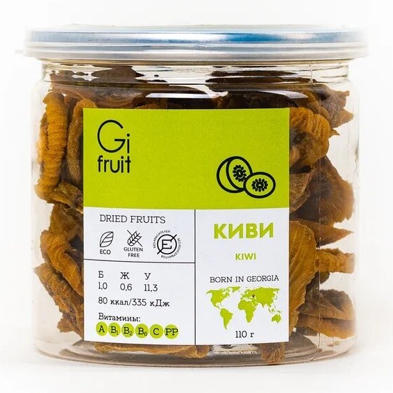 

Сушеное киви GIFRUIT 110 г