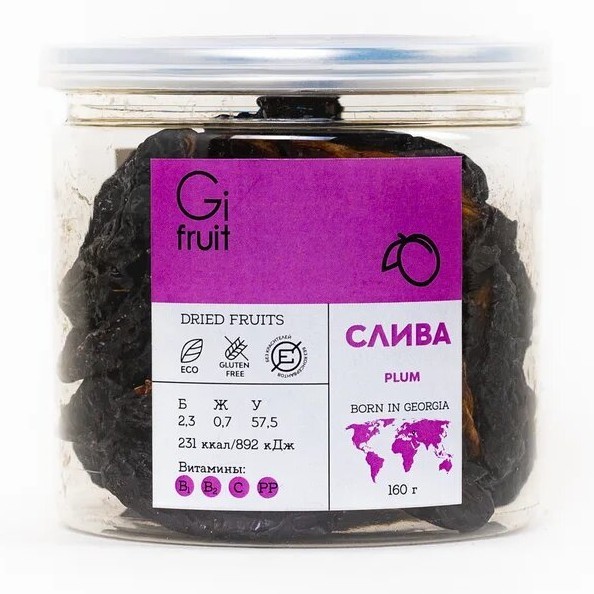 

Сушеная слива GIFRUIT 160 г