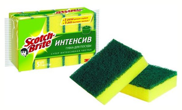 

Губки интенсив для посуды тм scotch-brite (скотч-брайт)