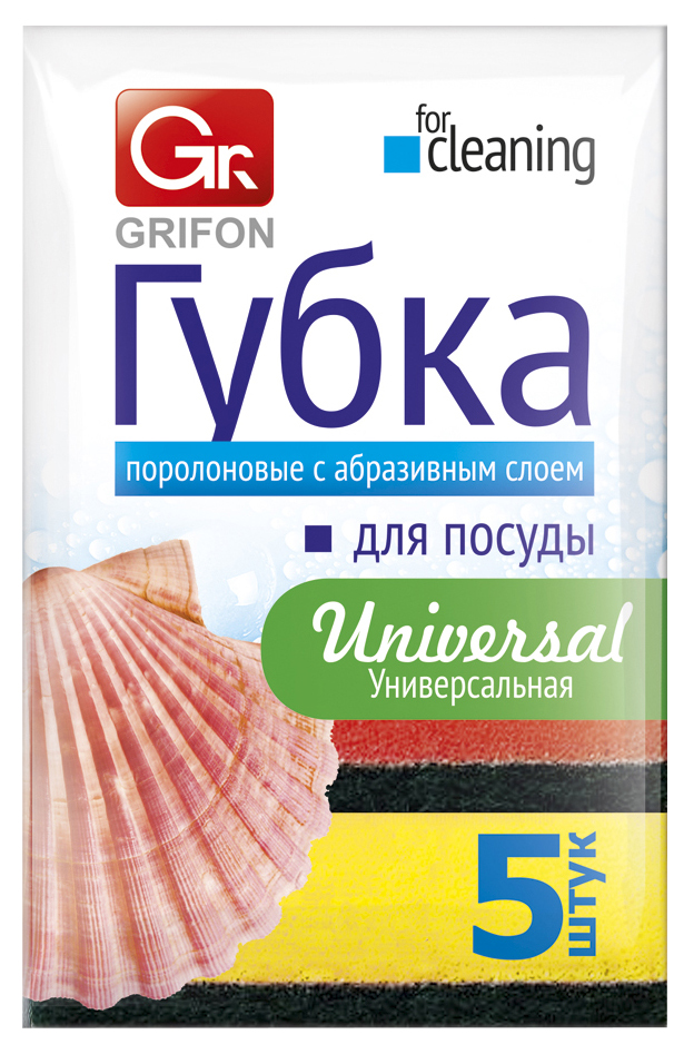 

Губки grifon, из поролона фигурная, 5 штук