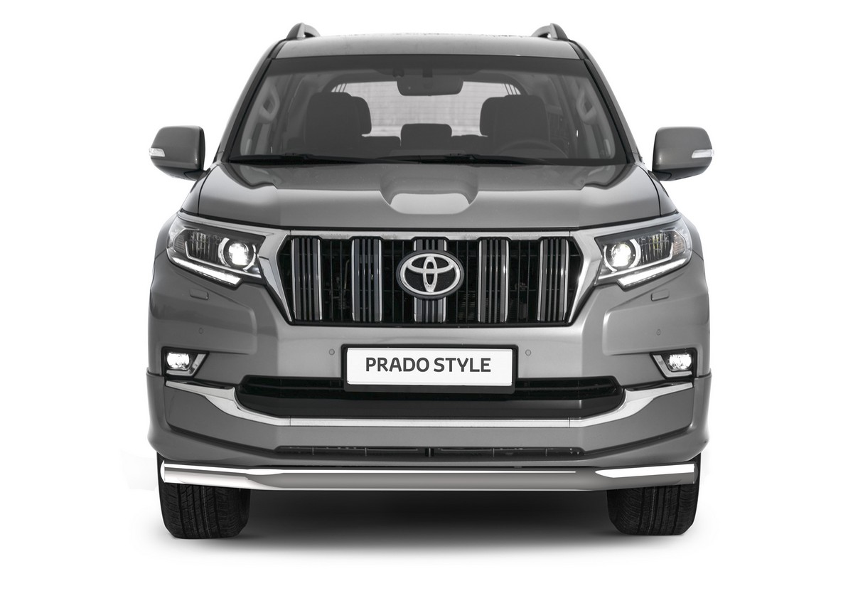 фото Защита переднего бампера d76 rival toyota lc prado 150 рест. (style) 2019-, r.5723.001