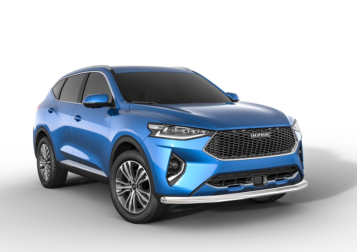 фото Защита переднего бампера d57 rival для haval f7 2019-н.в./f7x 2019-н.в., r.9404.001