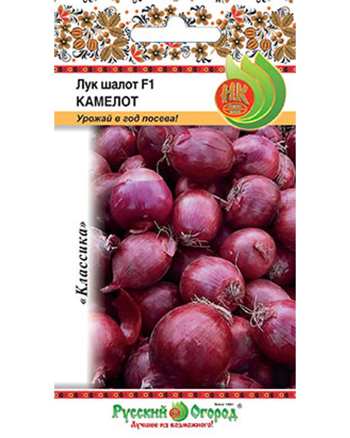 Семена лук-шалот Русский огород Камелот F1 1 уп.
