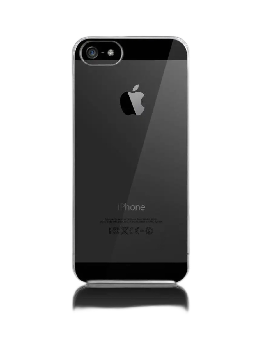 Пластиковый чехол More Granite Ultra Slim для Apple iPhone 5/5S/SE прозрачный