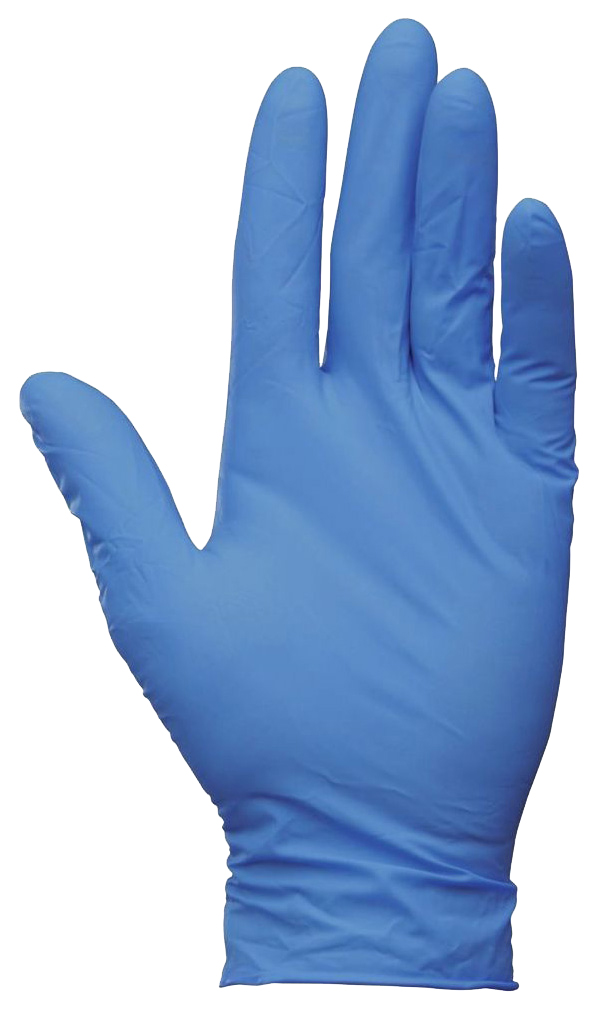 Перчатки нитриловые Benovy xl 200шт. голубой (tn 303)