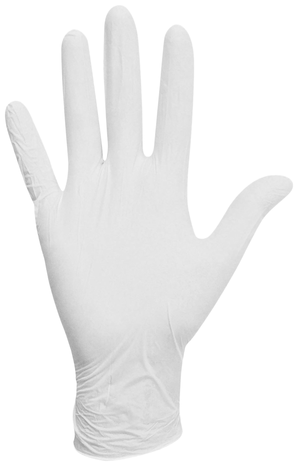 Перчатки латексные белые, 50 пар (100 шт.), опудренные, прочные, р. m лайма