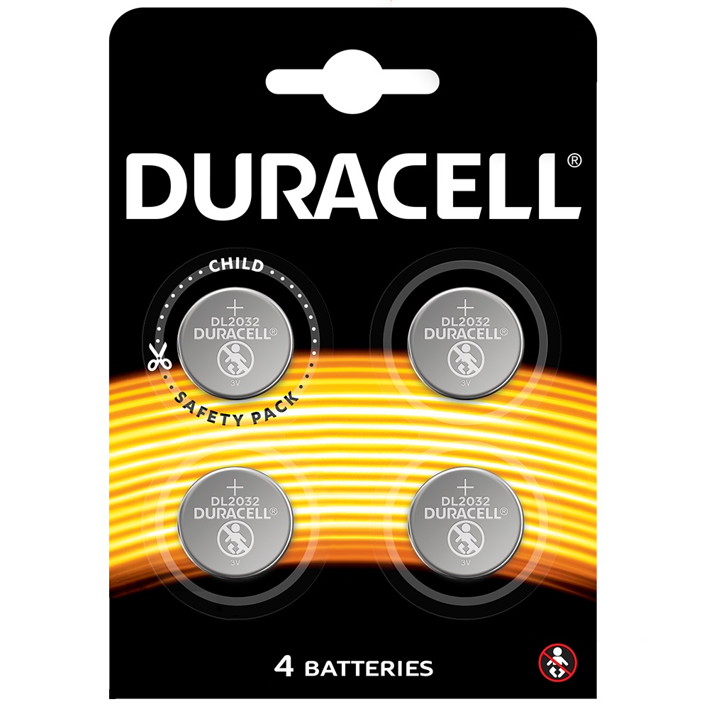 Батарейка Duracell CR2032 4шт.