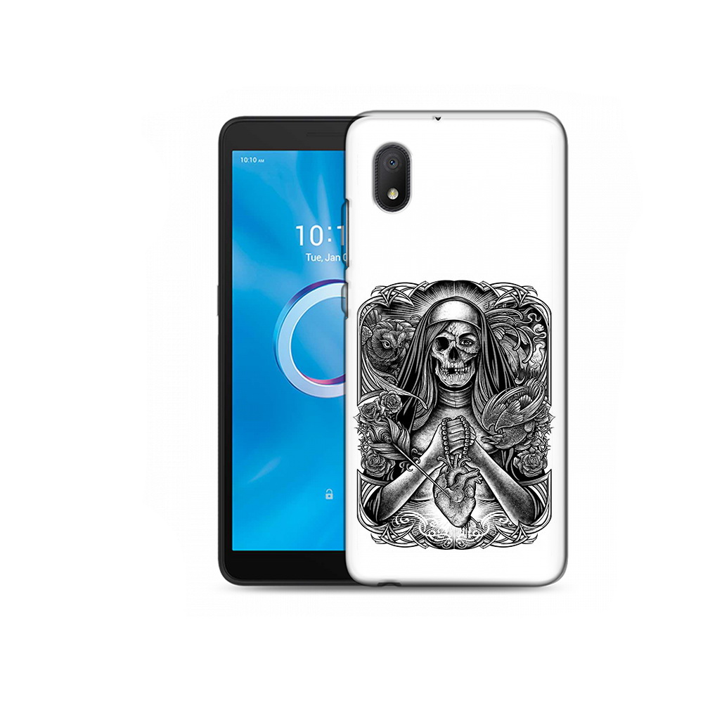 

Чехол MyPads Tocco для Alcatel 1B 5002H скелет с сердцем (PT227135.663.603), Tocco