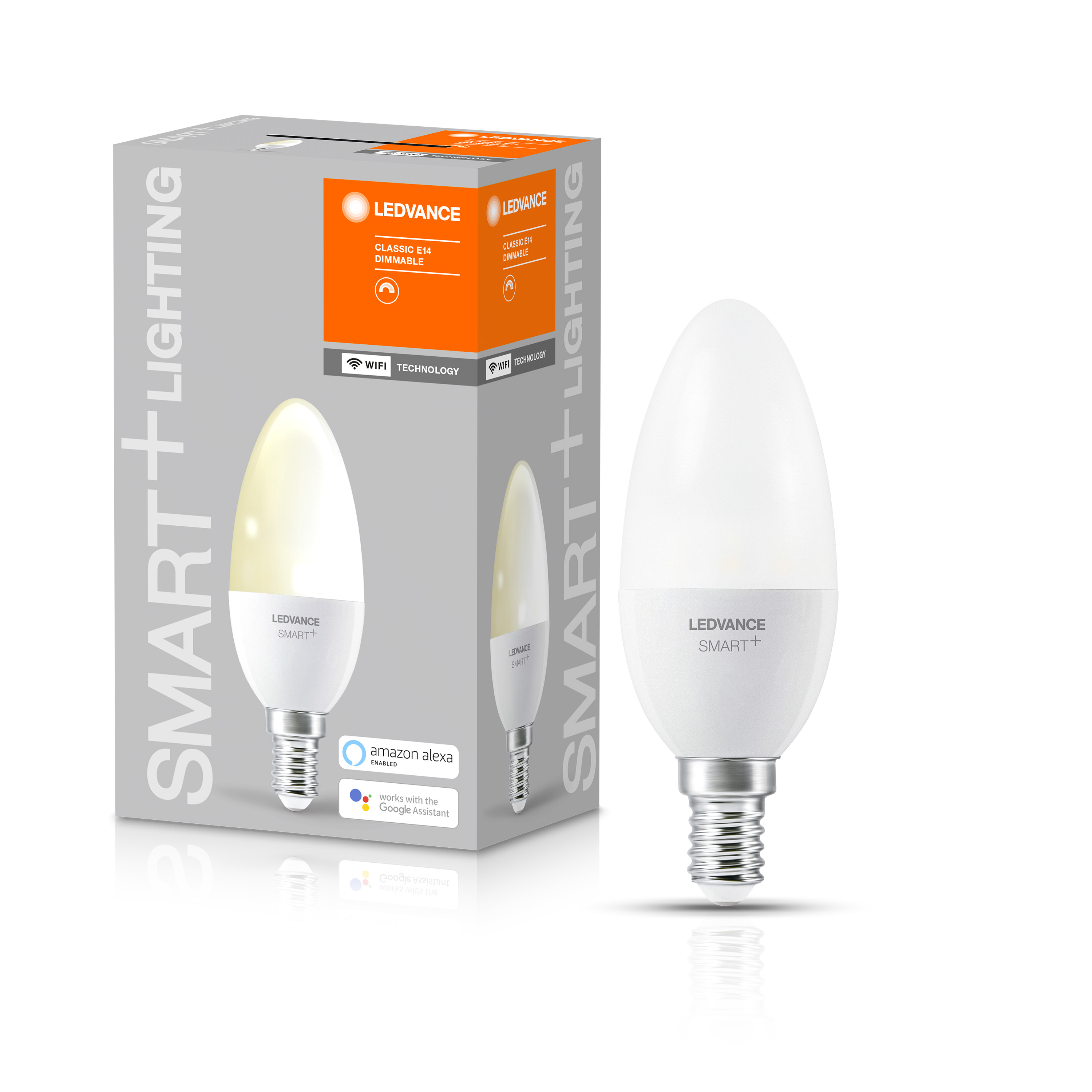 Лампа Ledvance SMART+ WiFi Candle Dimmable 40 5 W/2700K E14 Wi-Fi Яндекс