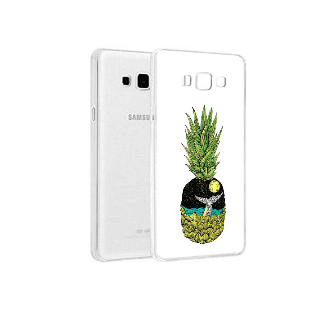 

Чехол MyPads Tocco для Samsung Galaxy A3 (2015) ананас с китом, Прозрачный, Tocco