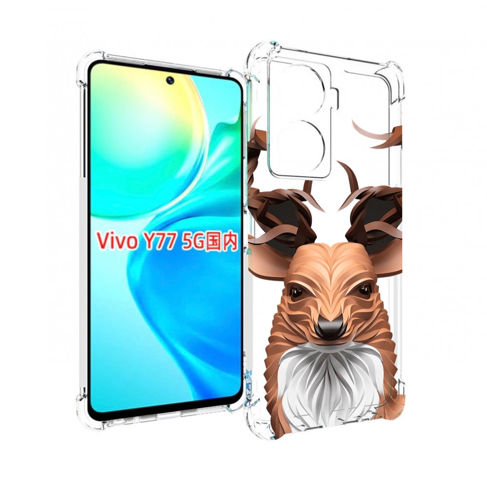 

Чехол MyPads 3D-олень для Vivo Y77 5G, Прозрачный, Tocco