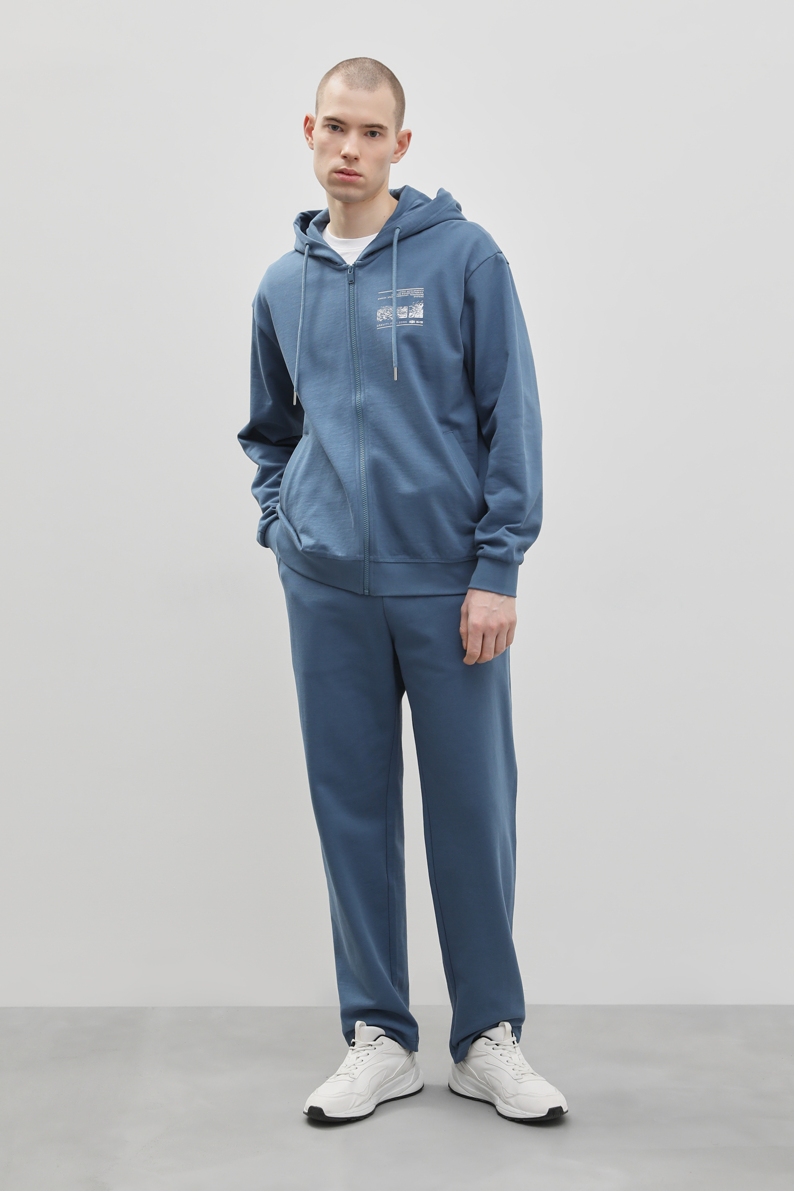 

Спортивные брюки мужские Finn Flare BAS-20071 голубые L, BAS-20071
