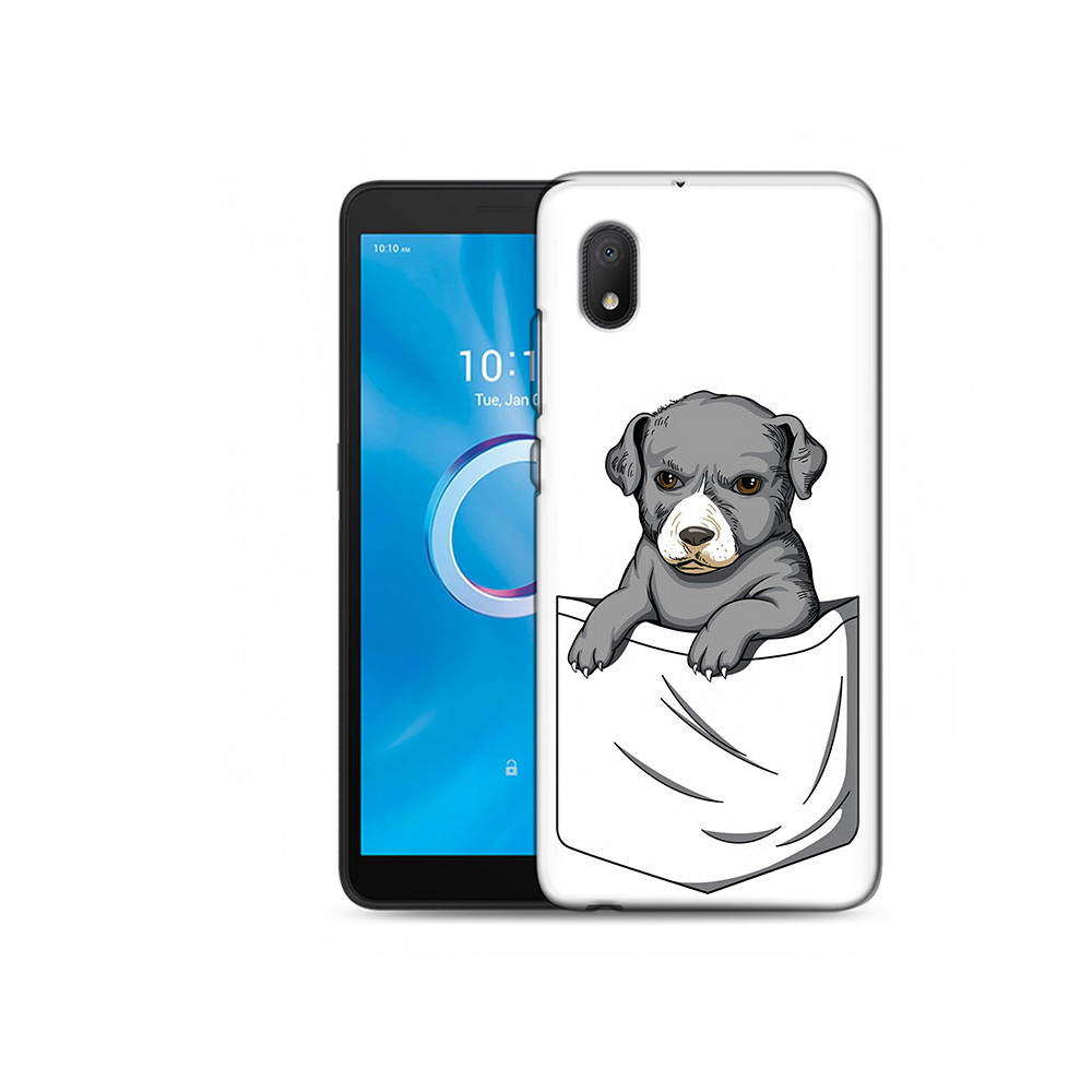 

Чехол MyPads Tocco для Alcatel 1B 5002H собачка в кармане (PT227135.663.611), Tocco