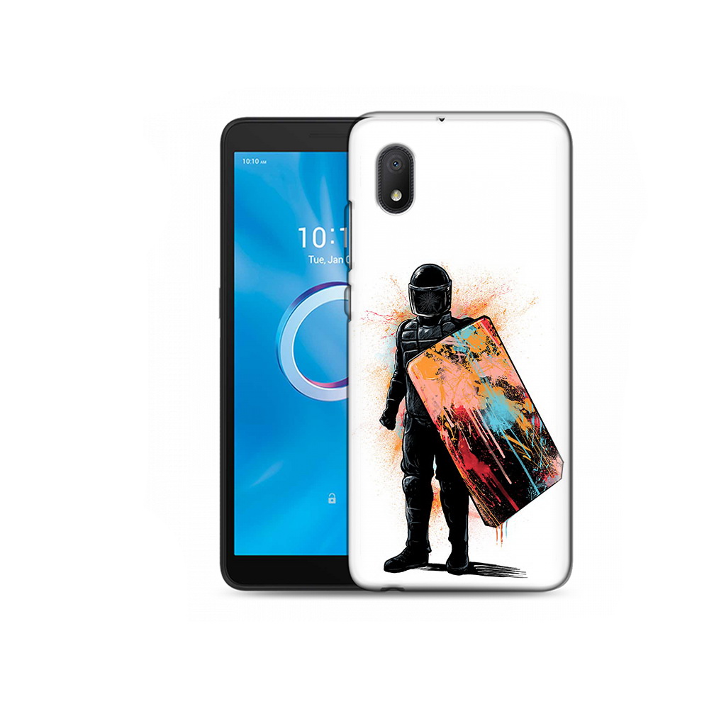 

Чехол MyPads Tocco для Alcatel 1B 5002H солдат с красочным щитом (PT227135.663.614), Tocco