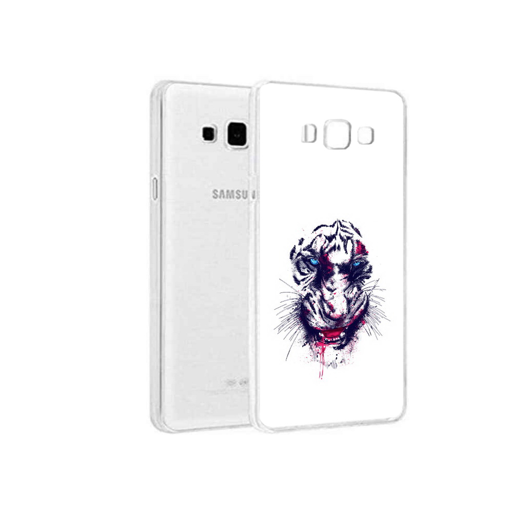 

Чехол MyPads Tocco для Samsung Galaxy A3 (2015) безумный тигр, Прозрачный, Tocco