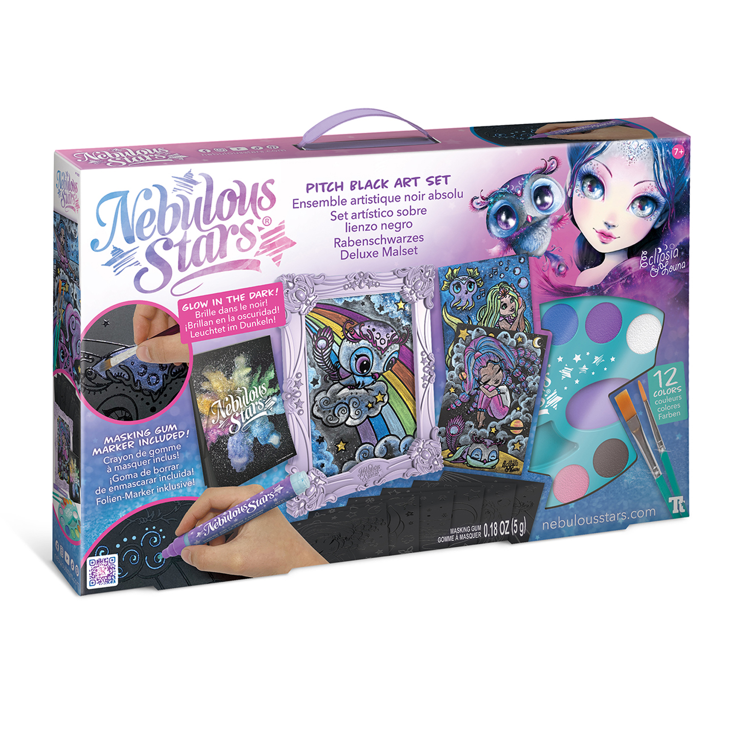 Набор для рисования с палитрой и рамкой 