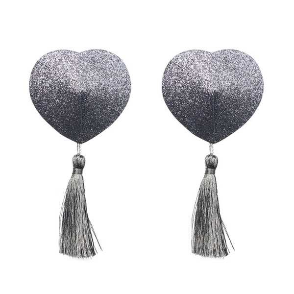 

Пэстисы для груди Lovetoy Reusable Glitter Heart Tassel Nipple Pasties, Серебристый, Пэстисы для груди Reusable Glitter Heart Tassel Nipple Pasties
