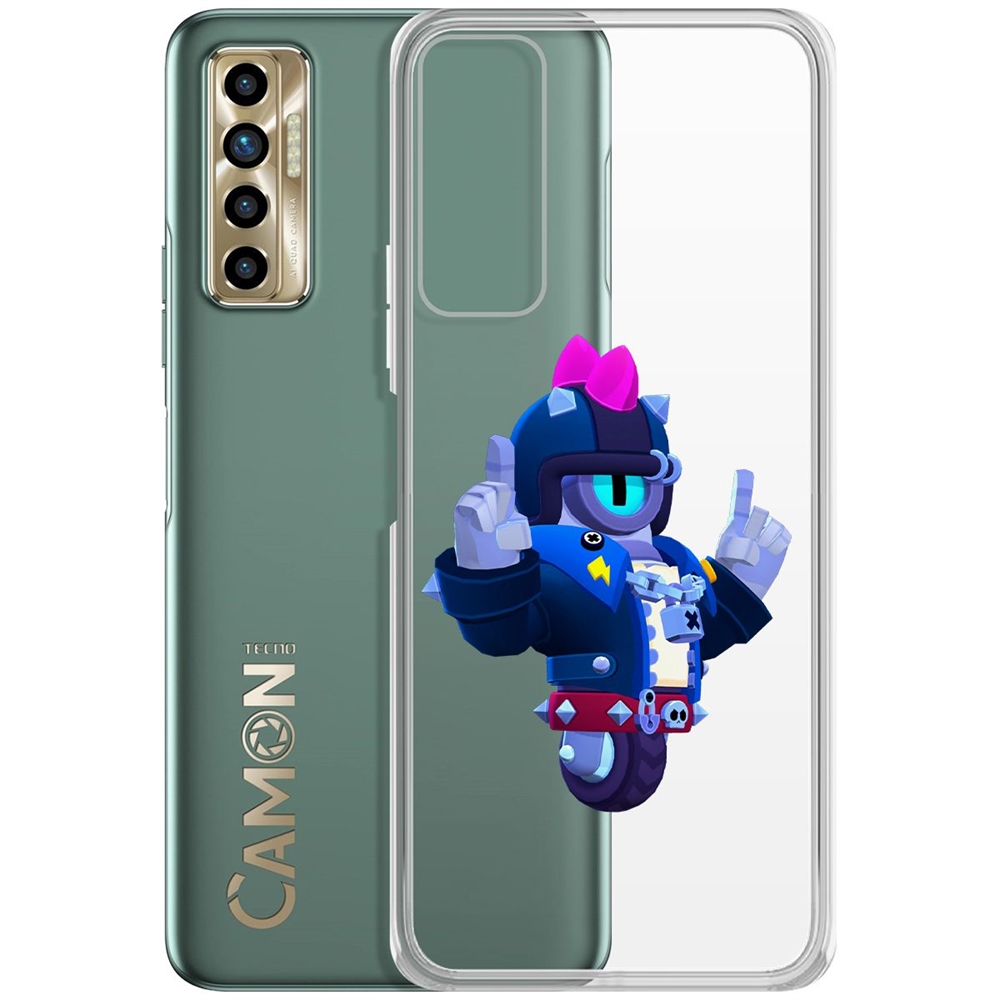 

Чехол-накладка Brawl Stars-Дикий Сту для Tecno Camon 17P