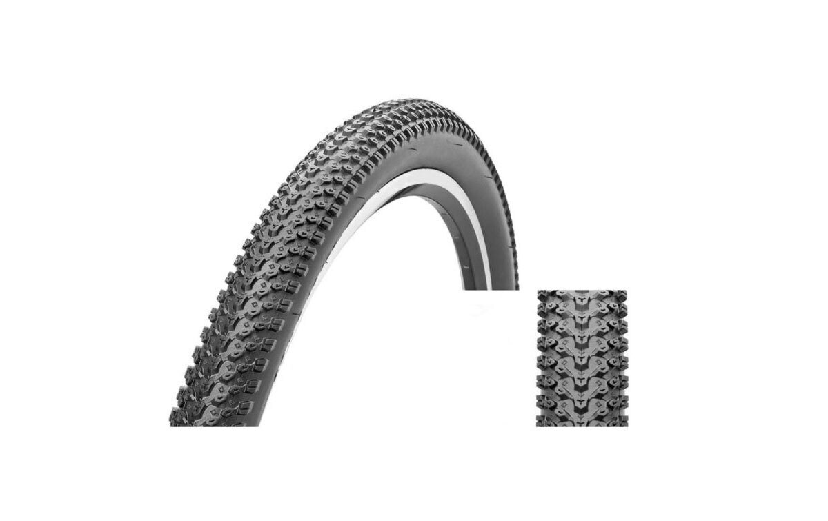 

Покрышка CHAO YANG 27.5"х 2.10 (52-584) H-5129, горная низкая., черная, Черный, H-5129