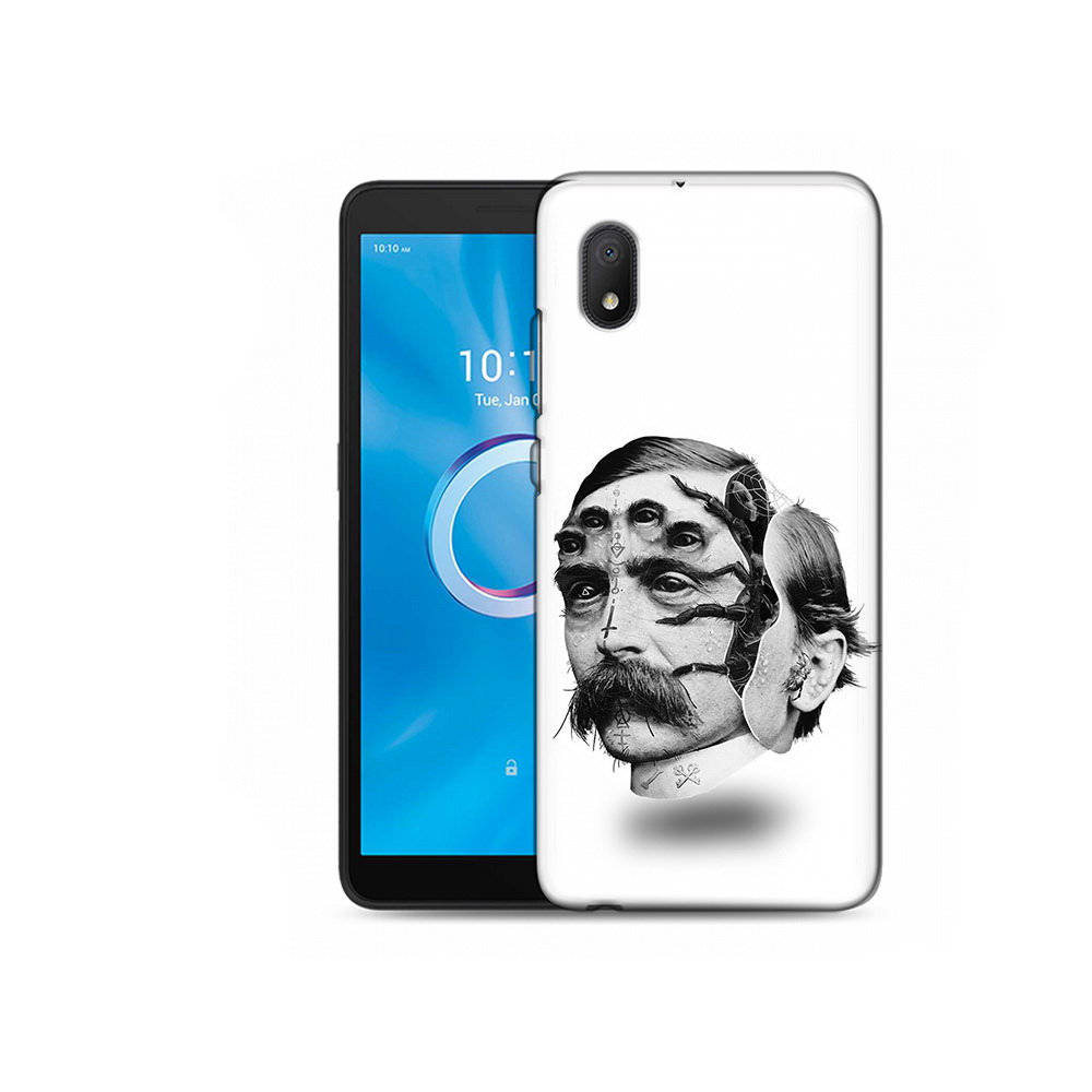 

Чехол MyPads Tocco для Alcatel 1B 5002H страшное лицо мужчины (PT227135.663.629), Tocco
